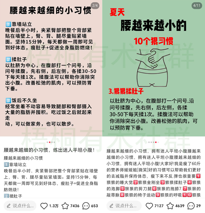 抖音小红书快速破千粉，图文带货瘦身产品月入5000+，0成本，流量巨大